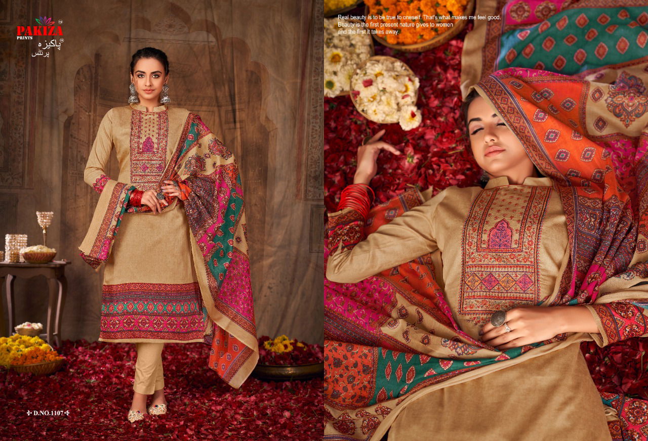 Pakiza Prints 11 Regular Wear Latest Jam Satin Designer Dress Material Collection